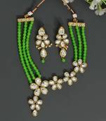 Green necklace-sets