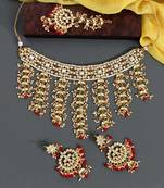 Red necklace-sets