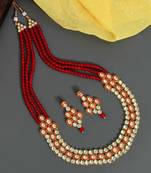 Red necklace-sets