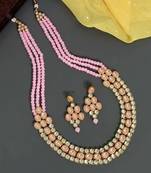 Pink necklace-sets