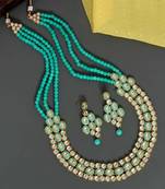 Green necklace-sets