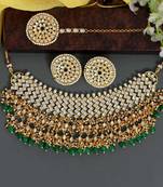 Green necklace-sets