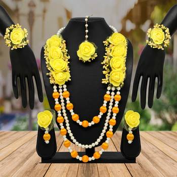 Yellow necklace-sets 1