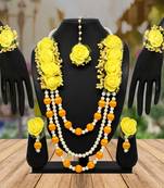 Yellow necklace-sets