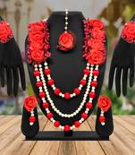 Red necklace-sets