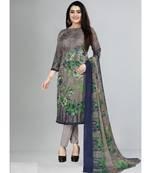 grey cotton unstitched cotton salwar kameez