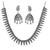 Antique German Silver Black Metal Necklace Tribal Style Fusion Jewellery for Women