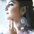Afgani Chand German Silver Oxidized Grey Jhumki Earrings for Women