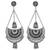 Indian Oxidized Silver Afghani Kashmiri Long Jhumki Earrings