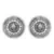 Oxidized Silver Afghani Stud Earrings Jewelry