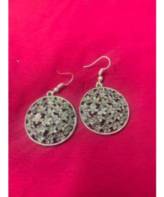 Oxidised Round Shaped Earrings 2