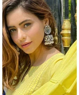 Silver Oxidized Designers Jhumki 1