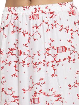 Red printed cotton kurtas-and-kurtis 5