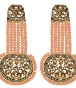 Pink crystal earrings