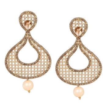 Brown diamond earrings 1