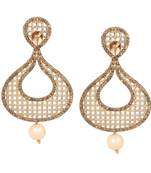 Brown diamond earrings