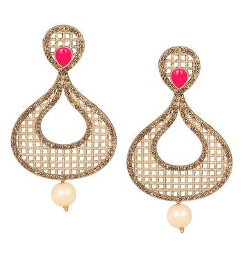 Pink diamond earrings 1