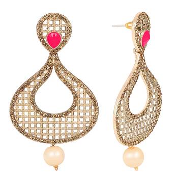 Pink diamond earrings 2