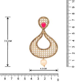 Pink diamond earrings 3