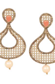 Pink diamond earrings