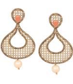 Pink diamond earrings