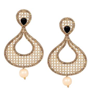 Black diamond earrings 1