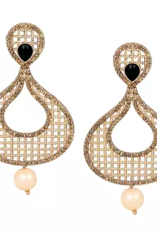 Black diamond earrings