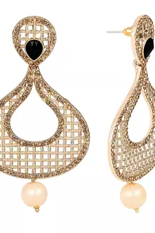 Black diamond earrings