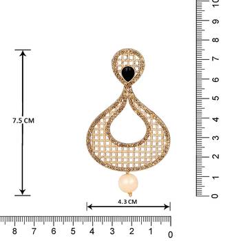 Black diamond earrings 3