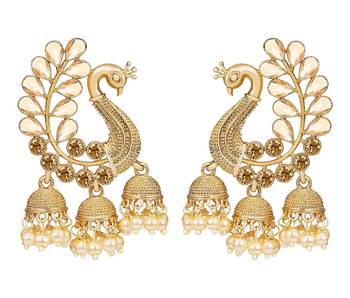 Brown diamond earrings 1