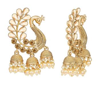 Brown diamond earrings 2