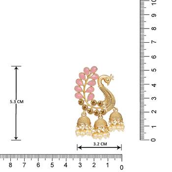 Pink diamond earrings 3