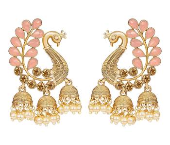 Pink diamond earrings 1
