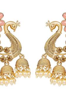 Pink diamond earrings