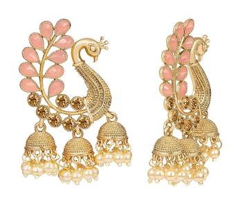 Pink diamond earrings 2
