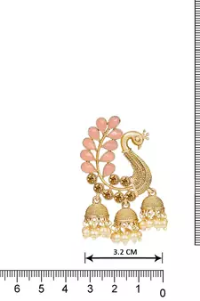 Pink diamond earrings