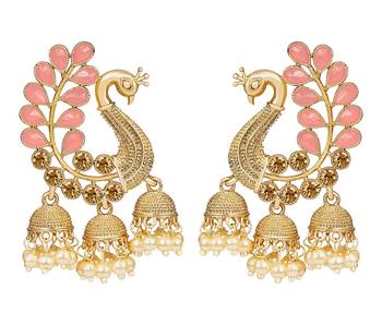Pink diamond earrings 1