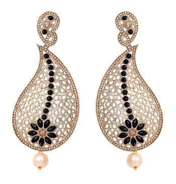 Black diamond earrings 1
