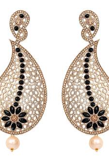 Black diamond earrings