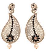 Black diamond earrings