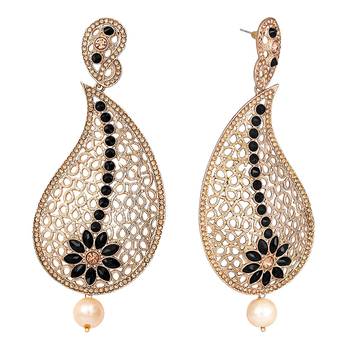 Black diamond earrings 2