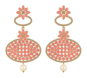 Pink diamond earrings 1