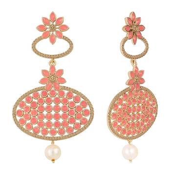 Pink diamond earrings 2