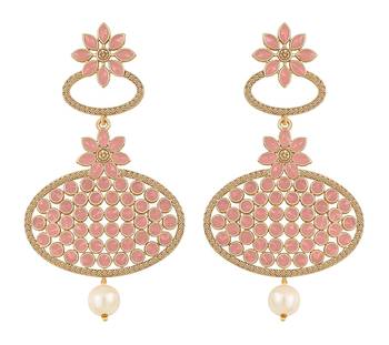 Pink diamond earrings 1