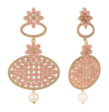Pink diamond earrings 2