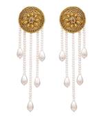 Gold diamond earrings