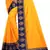 Yellow Plain  Border Art Silk Saree With Blouse For Women
