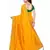 Yellow Stone Work Embroidered Art Silk Saree With Blouse For Women