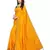 Yellow Stone Work Embroidered Art Silk Saree With Blouse For Women