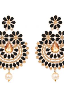 Black diamond earrings